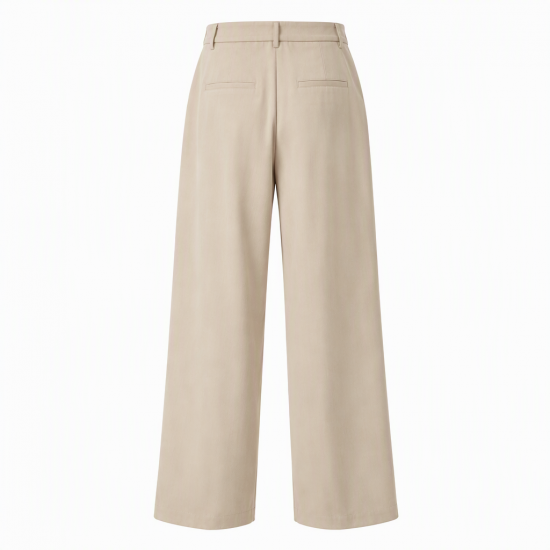 Men's Pleated High Waisted Wide-leg Pants
