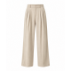 Men's Pleated High Waisted Wide-leg Pants