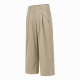Men's Plain Cross Pleated Pants