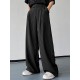 Men's Vertical Striped Pleated Casual Pants