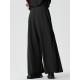 Men's Solid Pleated High Waist Casual Pants
