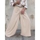 Men's Deconstructed Knotted Design Solid Color Trousers