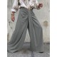 Men's Deconstructed Knotted Design Solid Color Trousers
