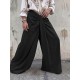 Men's Deconstructed Knotted Design Solid Color Trousers