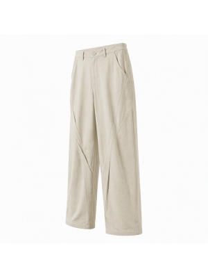 Men's Twist Design Casual Long Trousers