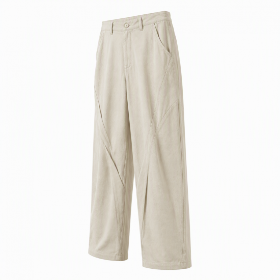 Men's Twist Design Casual Long Trousers