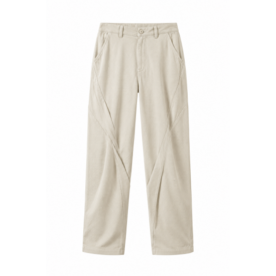 Men's Twist Design Casual Long Trousers