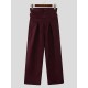 Men's Solid Color Loose Wide-Leg Trousers