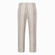 Men's Solid Color Irregular Striped Trousers