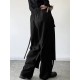 Men's Faux Two-Piece Design Loose-Fit Trousers