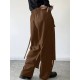 Men's Faux Two-Piece Design Loose-Fit Trousers