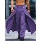 Men's Faux Two-Piece Layered Casual Trousers