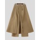 Men's Faux Two-Piece Layered Casual Trousers