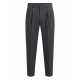 Men's Striped Pleated Tapered Trousers