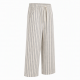 Men's Striped Wide Leg Casual Trousers