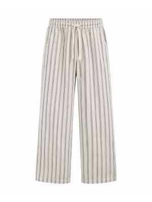 Men's Striped Wide Leg Casual Trousers