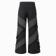 Men's Ruffled Patchwork Casual Trousers