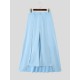 Men's Long Hem Patchwork Casual Trousers