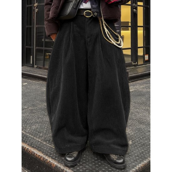 Men's Corduroy Loose Casual Trousers