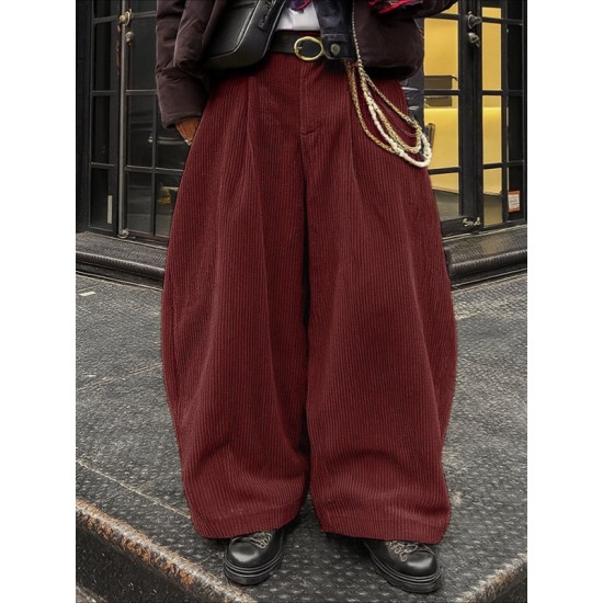 Men's Corduroy Loose Casual Trousers