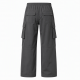 Men's Solid Color Layered Casual Trousers