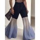 Men's Casual Gradient Flared Trousers
