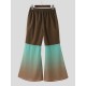 Men's Casual Gradient Flared Trousers