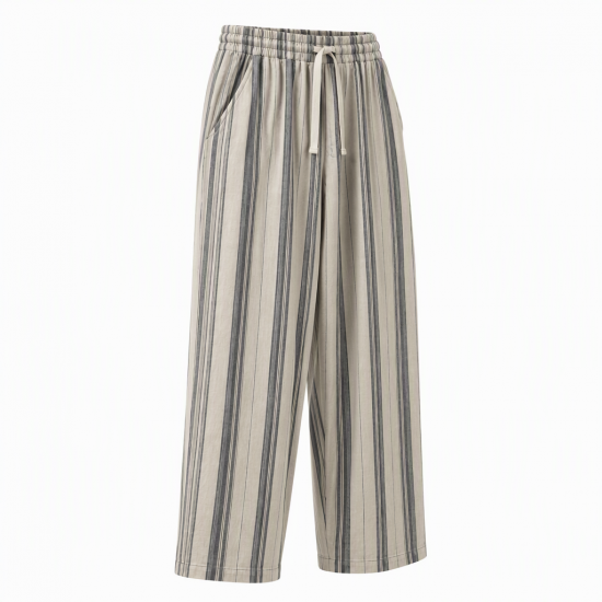 Men's Stripe Loose Casual Trousers