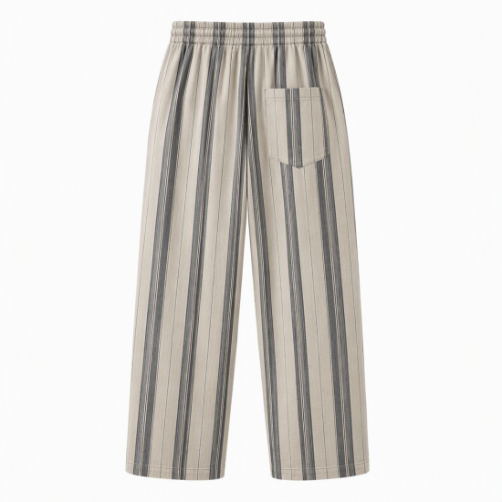 Men's Stripe Loose Casual Trousers