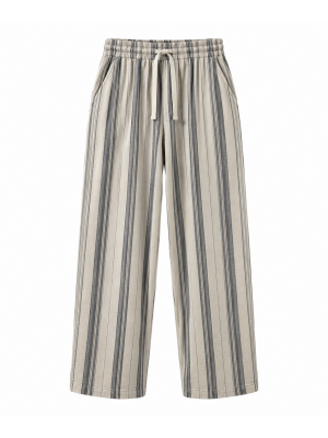 Men's Stripe Loose Casual Trousers
