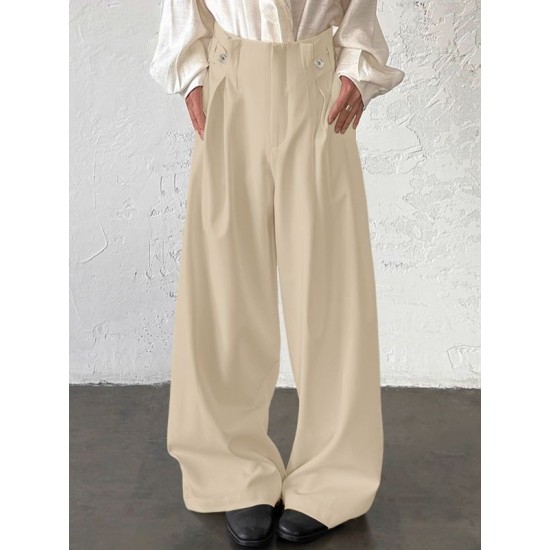 Men's Ribbon Patchwork Design Casual Trousers