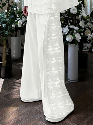 Men's Jacquard Patchwork Casual Trousers