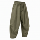 Men's Solid Color Drop Crotch Loose Fit Trousers