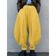 Men's Deconstructed Solid Color Oversized Trousers