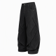 Men's Deconstructed Striped Curved Blade Trousers