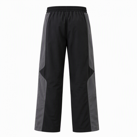 Men's Contrast Loose Casual Trousers