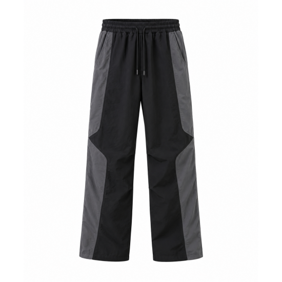 Men's Contrast Loose Casual Trousers