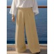Men's Solid Color Minimal Loose Trousers