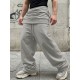 Men's Deconstructed Wide Leg Casual Trousers
