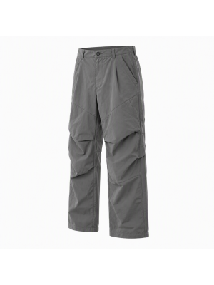 Men's Solid Color Casual Deconstructed Trousers