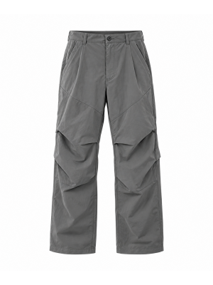 Men's Solid Color Casual Deconstructed Trousers