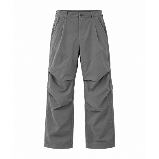 Men's Solid Color Casual Deconstructed Trousers