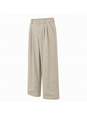 Men's Solid Color Loose Wide Leg Long Trousers