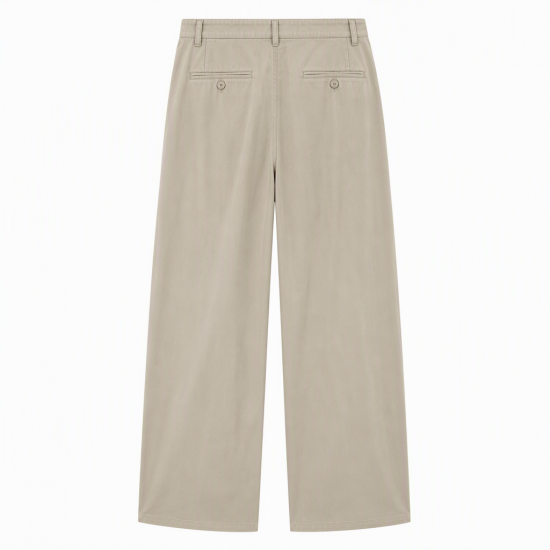 Men's Solid Color Loose Wide Leg Long Trousers