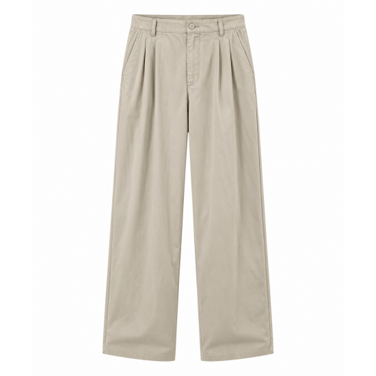 Men's Solid Color Loose Wide Leg Long Trousers