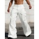 Men's Deconstructed 3D Ruched Flared Trousers