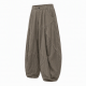 Men's Deconstructed Textured Balloon Trousers