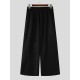 Men's Leopard Print High-Waisted Wide-Leg Trousers