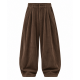 Men's Ultra-Baggy Wide-Wale Corduroy Pleated Balloon Trousers