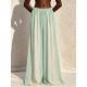 Men's Tri-Color Block Flowing Palazzo Trousers